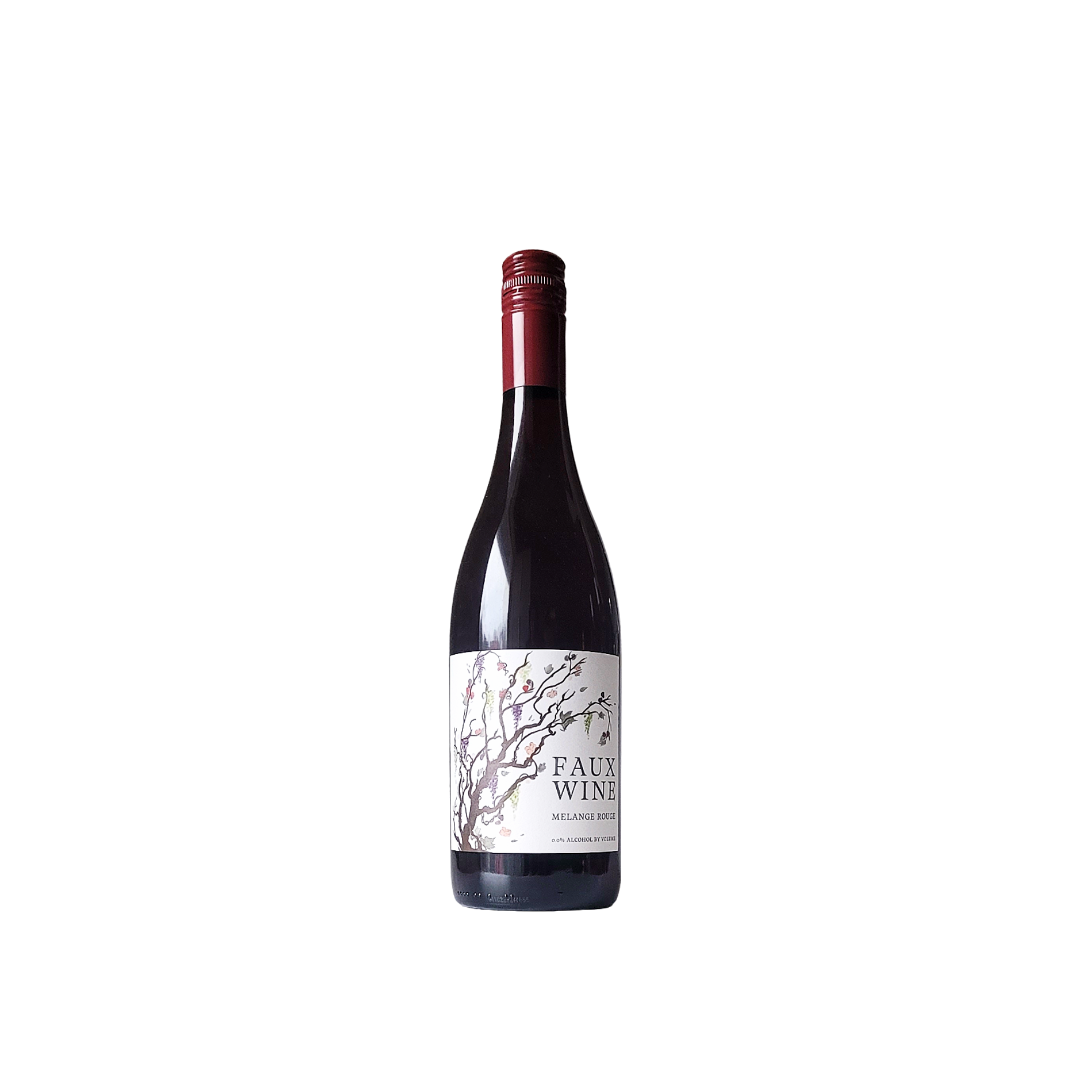 Faux Wine - Red Non-Alcoholic Wine - 750ml- Boisson