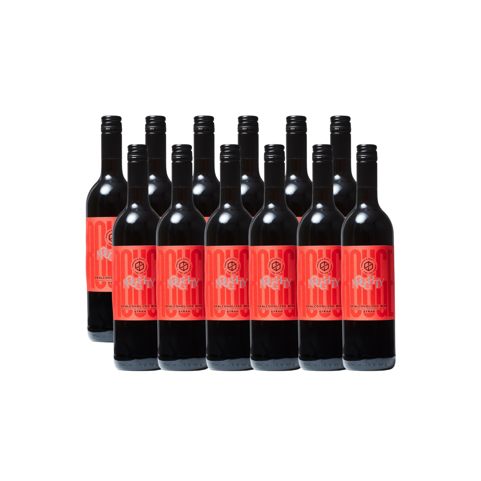 Thomson & Scott Noughty Rouge Case - 12 Bottles - Boisson