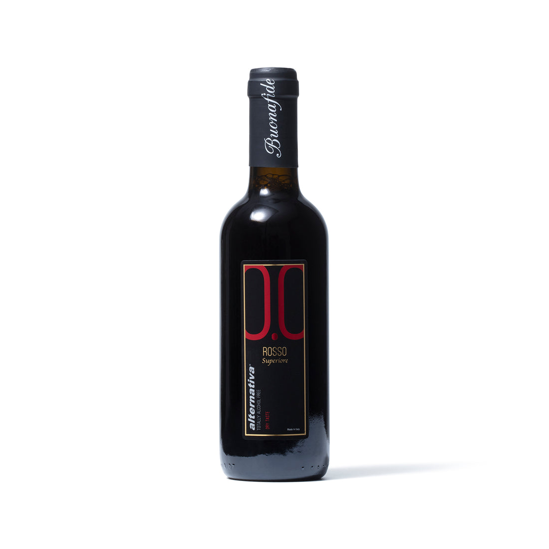 Buonafide 0.0 - Rosso "Superiore" Half Bottle - Non-Alcoholic Italian Wine - Boisson — Brooklyn's Non-Alcoholic Spirits, Beer, Wine, and Home Bar Shop in Cobble Hill