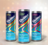 Three cans of Do'mo drinks with different flavors: Ginger Miso Mule, Spicy Watermelon Margarita, and Scrumptious Berry Bramble