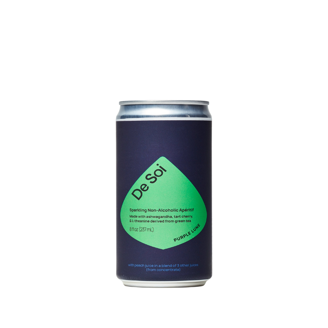 De Soi - Purple Lune Non-Alcoholic Apéritif- Can (4-pack) - Boisson