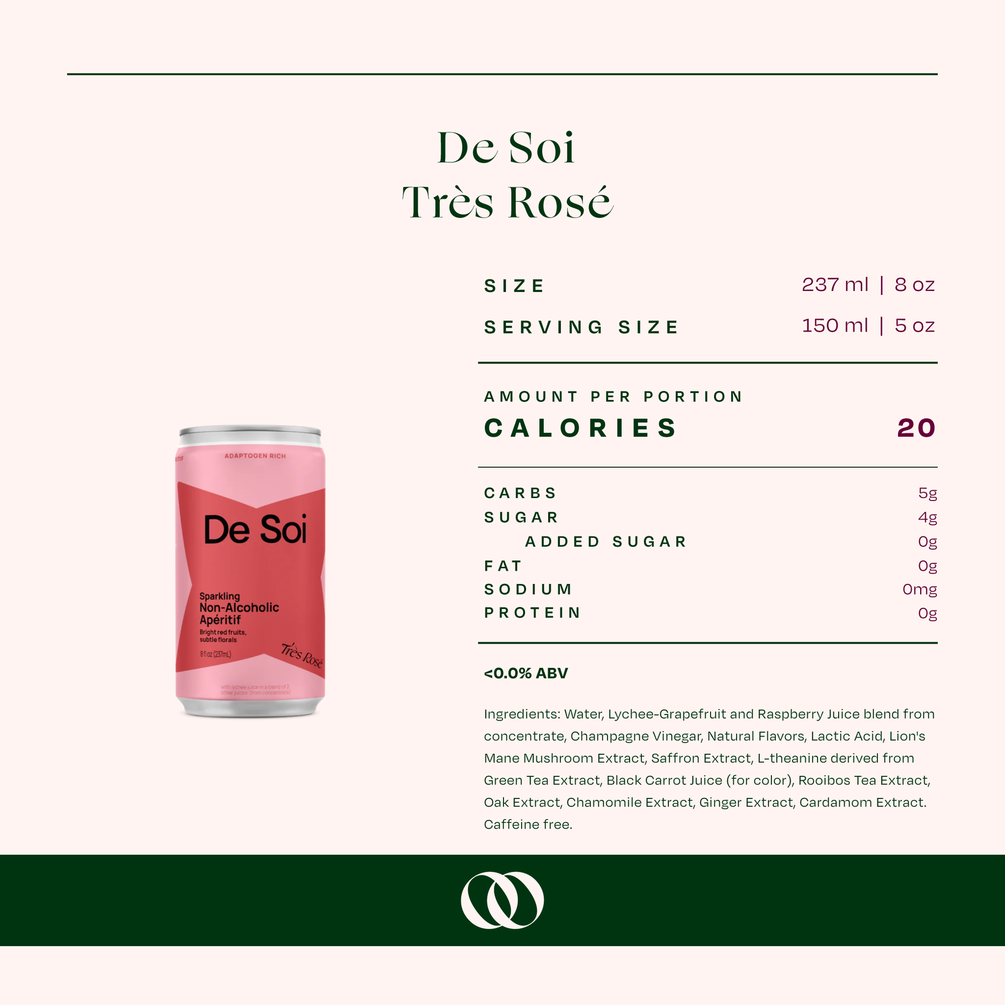 De Soi - Tres Rosé 4-pack (8oz cans) - Boisson