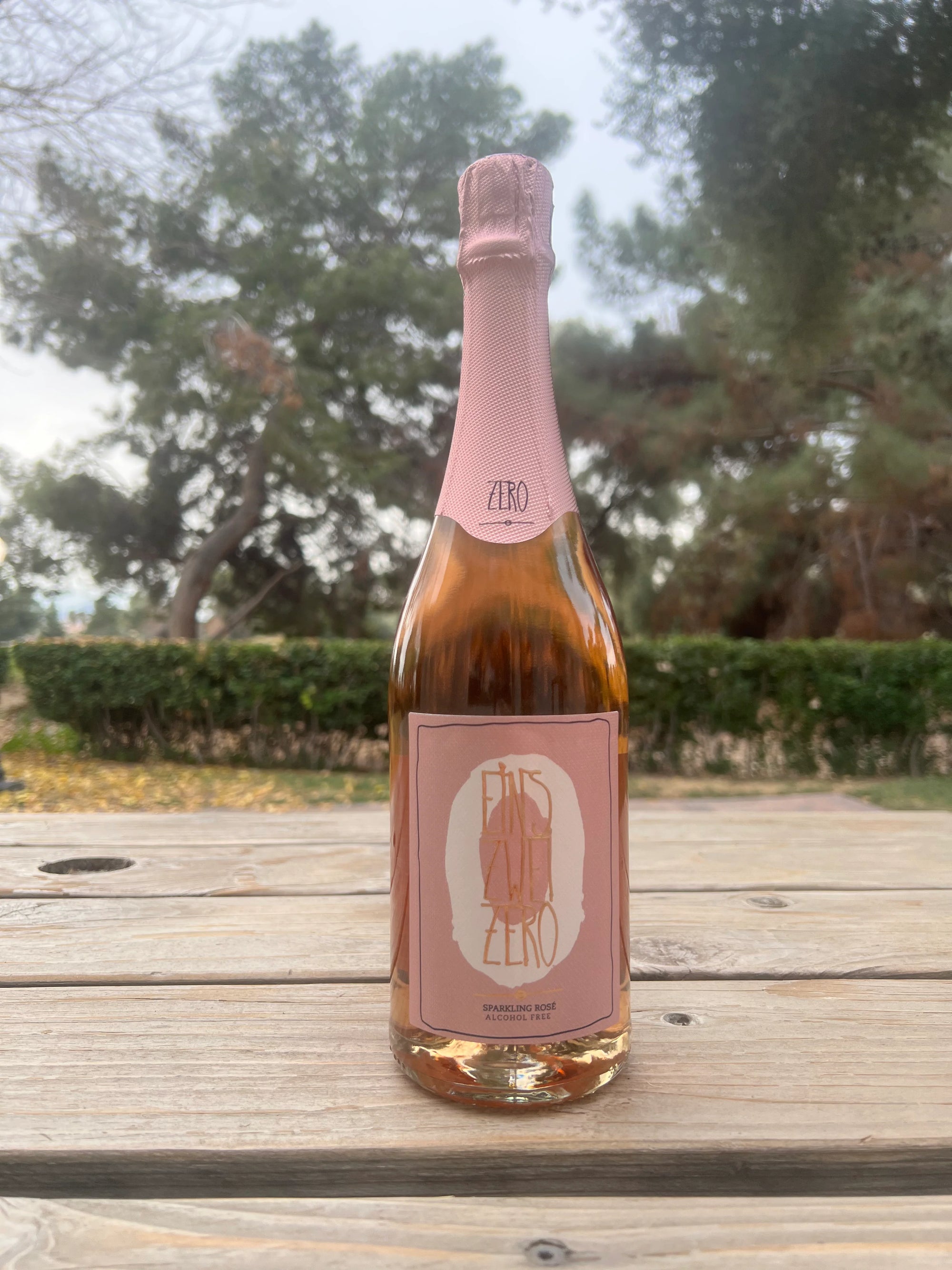 Leitz - Eins Zwei Zero Sparkling Rosé Non-Alcoholic Wine - Lifestyle