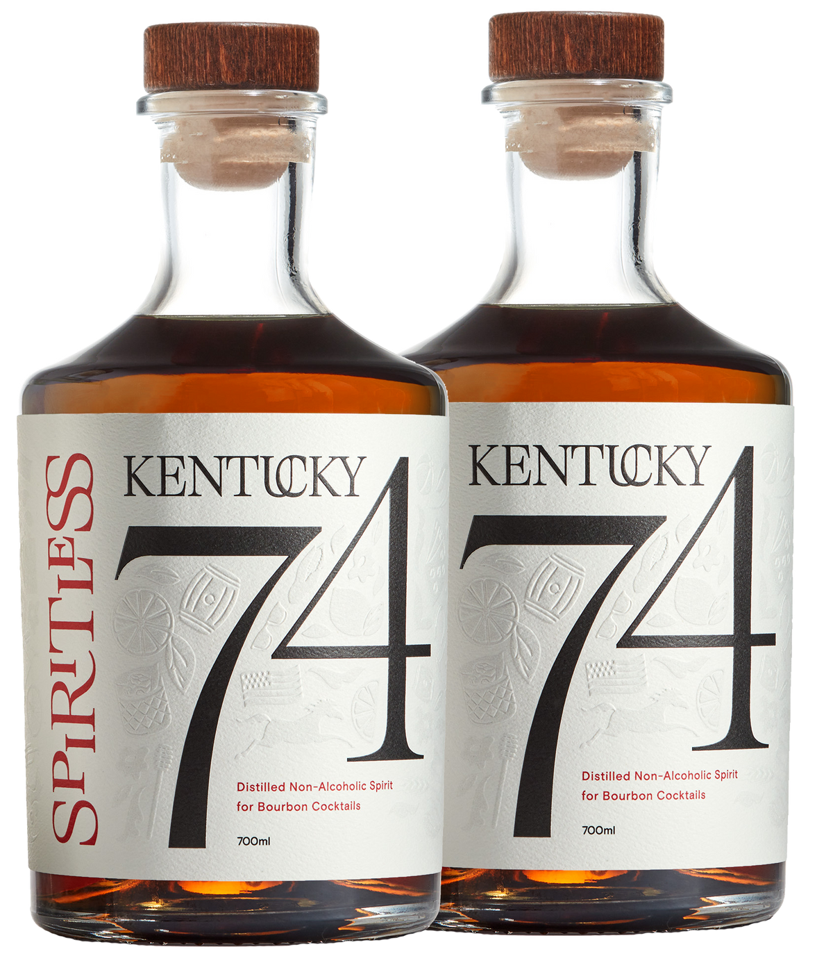 Spiritless - Kentucky 74 - Non-Alcoholic Bourbon - 700 ml Spiritless - Kentucky 74 - Non-Alcoholic Bourbon - 700 ml