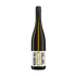 Wine bottle with a label on a white background