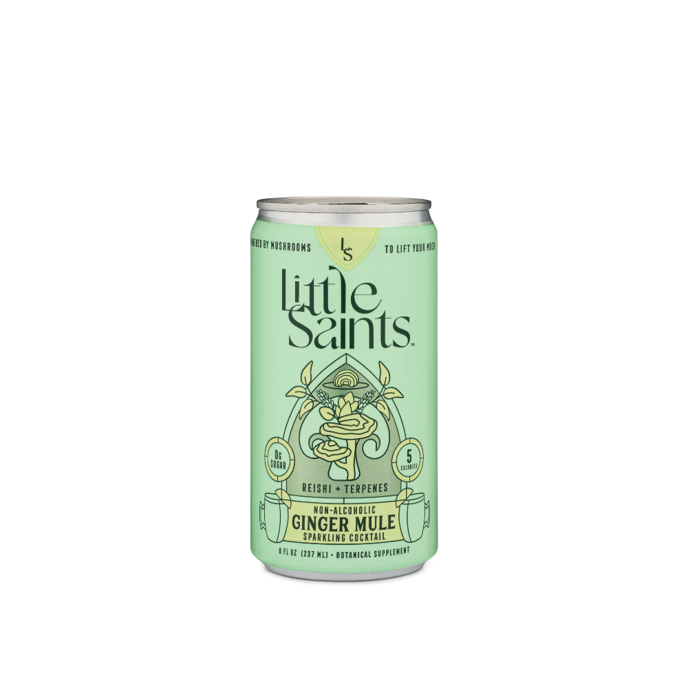 front view of little saints ginger mule can 