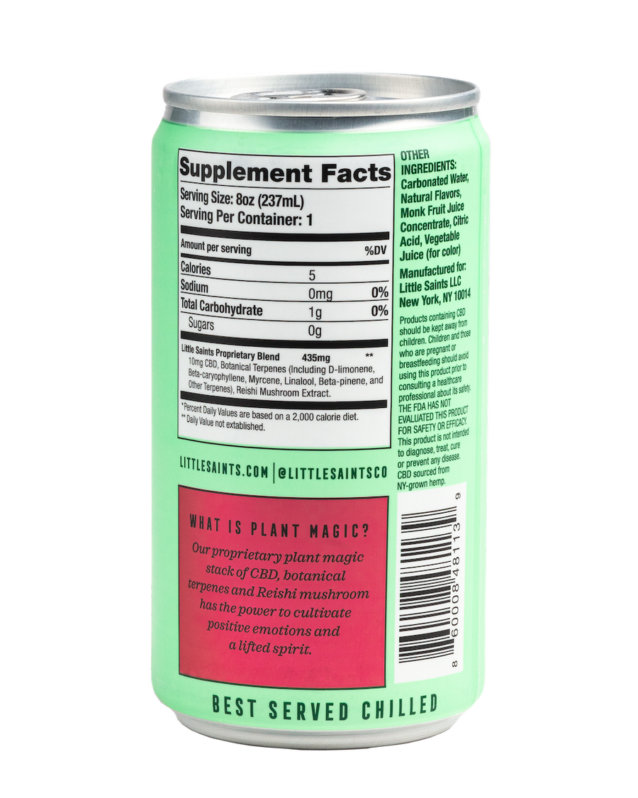 Little Saints - Negroni Spritz Plant Magic Mocktail - 8oz Can - Boisson — Brooklyn's Non-Alcoholic Spirits, Beer, Wine, and Home Bar Shop in Cobble Hill