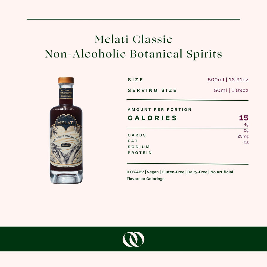 Melati - Classic - Non-Alcoholic Botanical Spirits - Boisson — Brooklyn's Non-Alcoholic Spirits, Beer, Wine, and Home Bar Shop in Cobble Hill