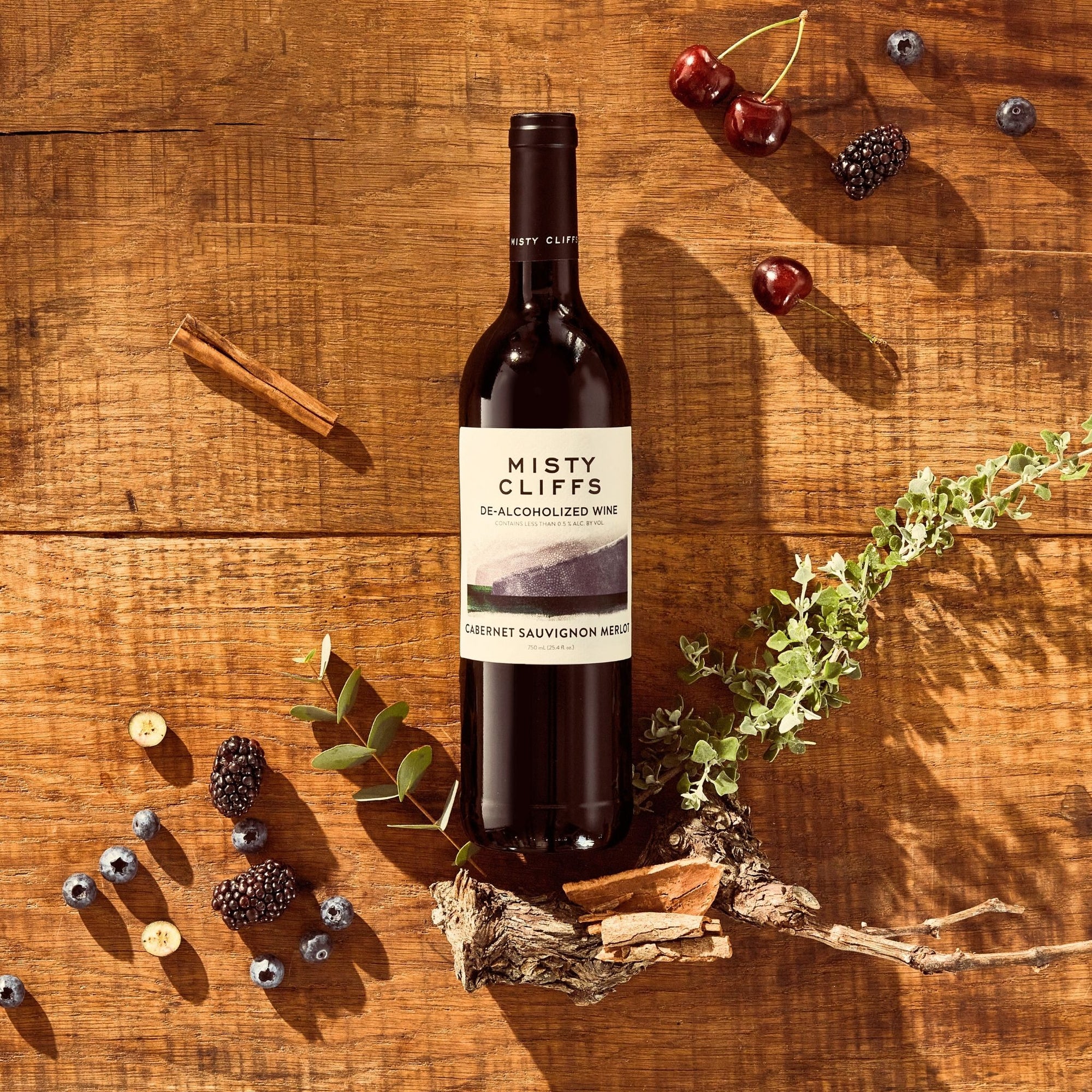 Misty Cliffs Non-Alcoholic Cabernet Sauvignon Merlot