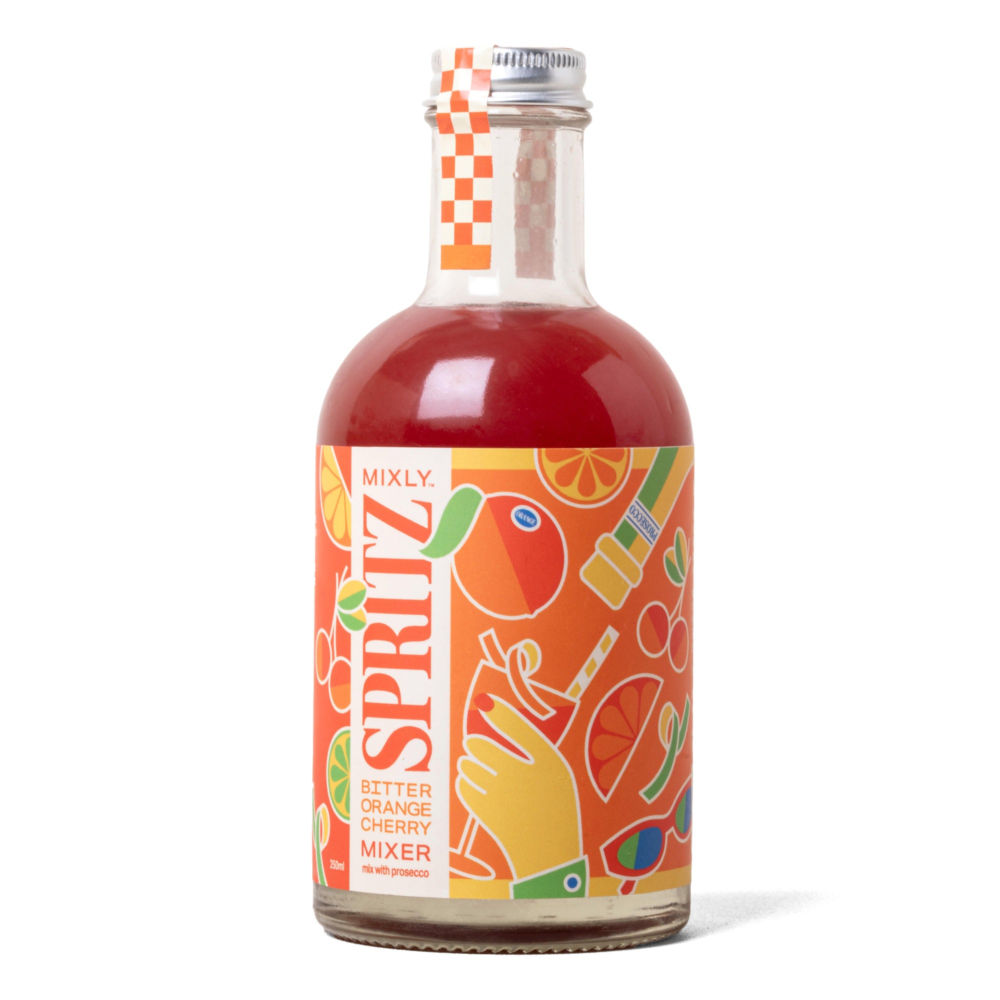 Mixly spritz bitter orange cherry mixer white bg 