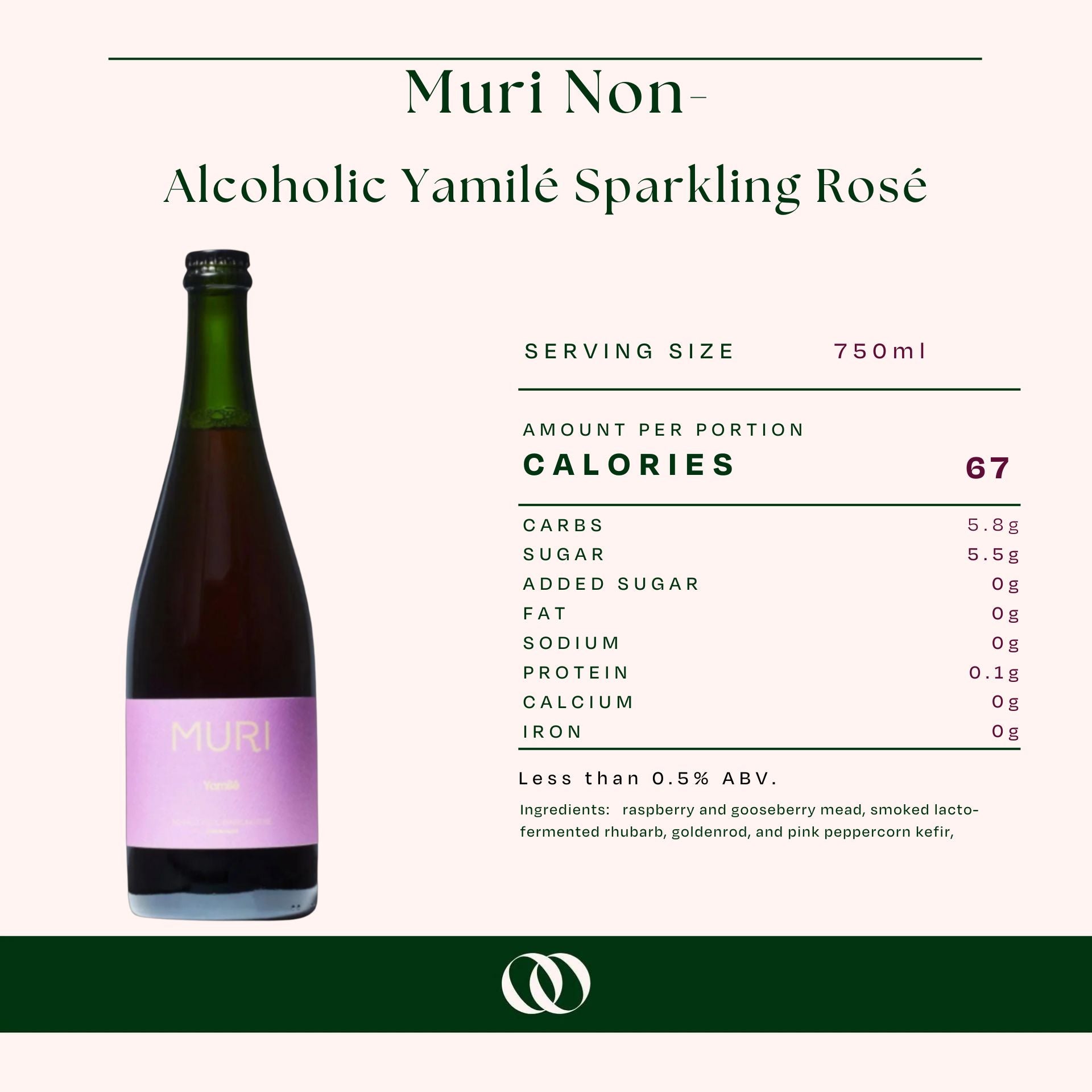 Muri Non-Alcoholic Yamilé Sparkling Rosé