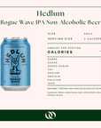 Hedlum Rogue Wave IPA Non-Alcoholic Beer 12oz Can 6 Pack