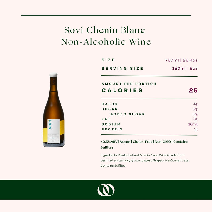 Sovi - Chenin Blanc - Non-Alcoholic Wine - Boisson — Brooklyn's Non-Alcoholic Spirits, Beer, Wine, and Home Bar Shop in Cobble Hill