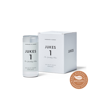 Jukes - 1 - The Sparkling White - Non-Alcoholic Ready-to-Drink 4 Pack - Boisson — Brooklyn's Non-Alcoholic Spirits, Beer, Wine, and Home Bar Shop in Cobble Hill