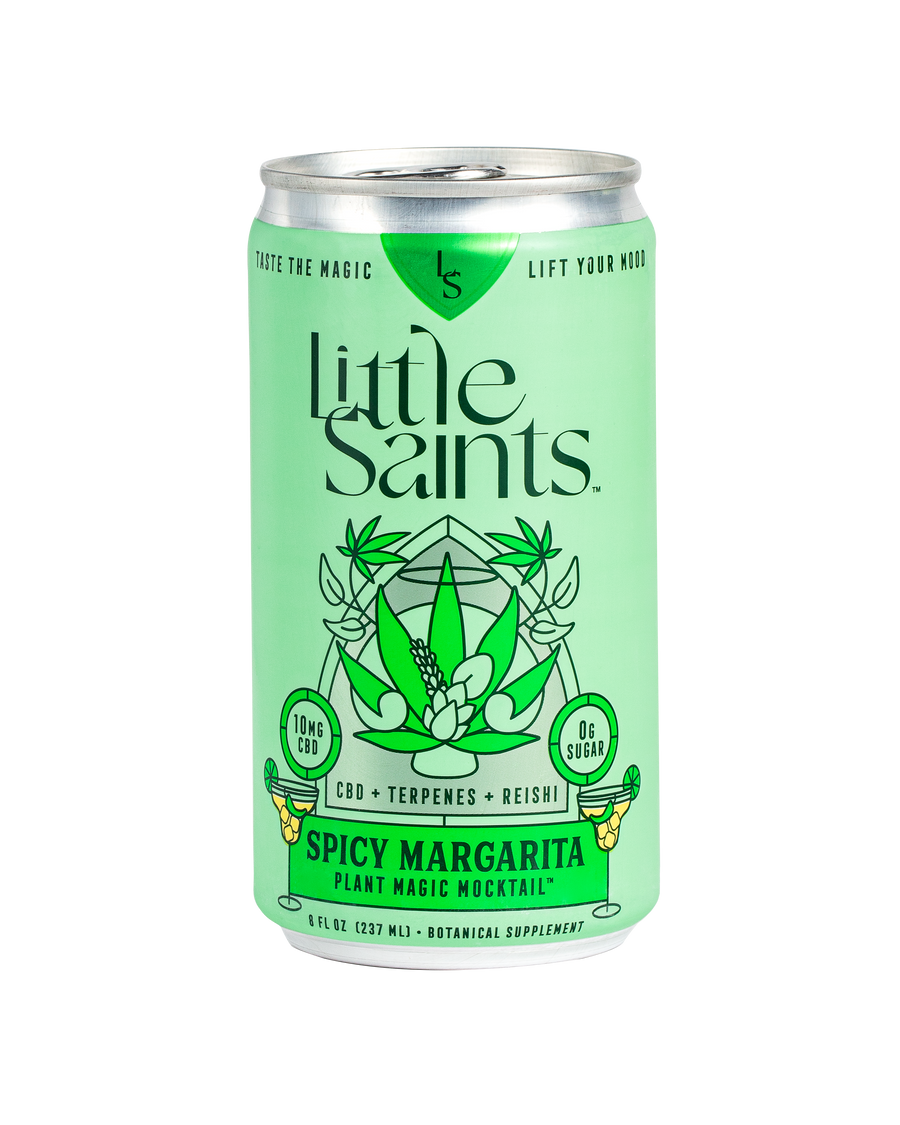 Little Saints - Spicy Margarita Plant Magic Mocktail - 8oz Can - Boisson — Brooklyn's Non-Alcoholic Spirits, Beer, Wine, and Home Bar Shop in Cobble Hill