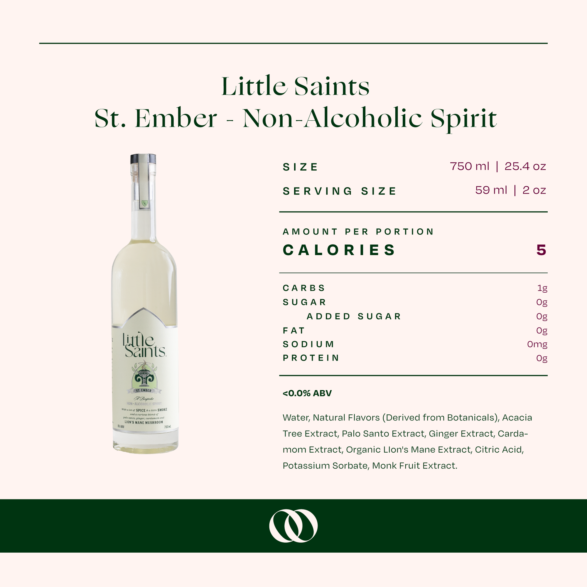 Little Saints - St. Ember - Non-Alcoholic Spirit - Boisson — Brooklyn&#39;s Non-Alcoholic Spirits, Beer, Wine, and Home Bar Shop in Cobble Hill