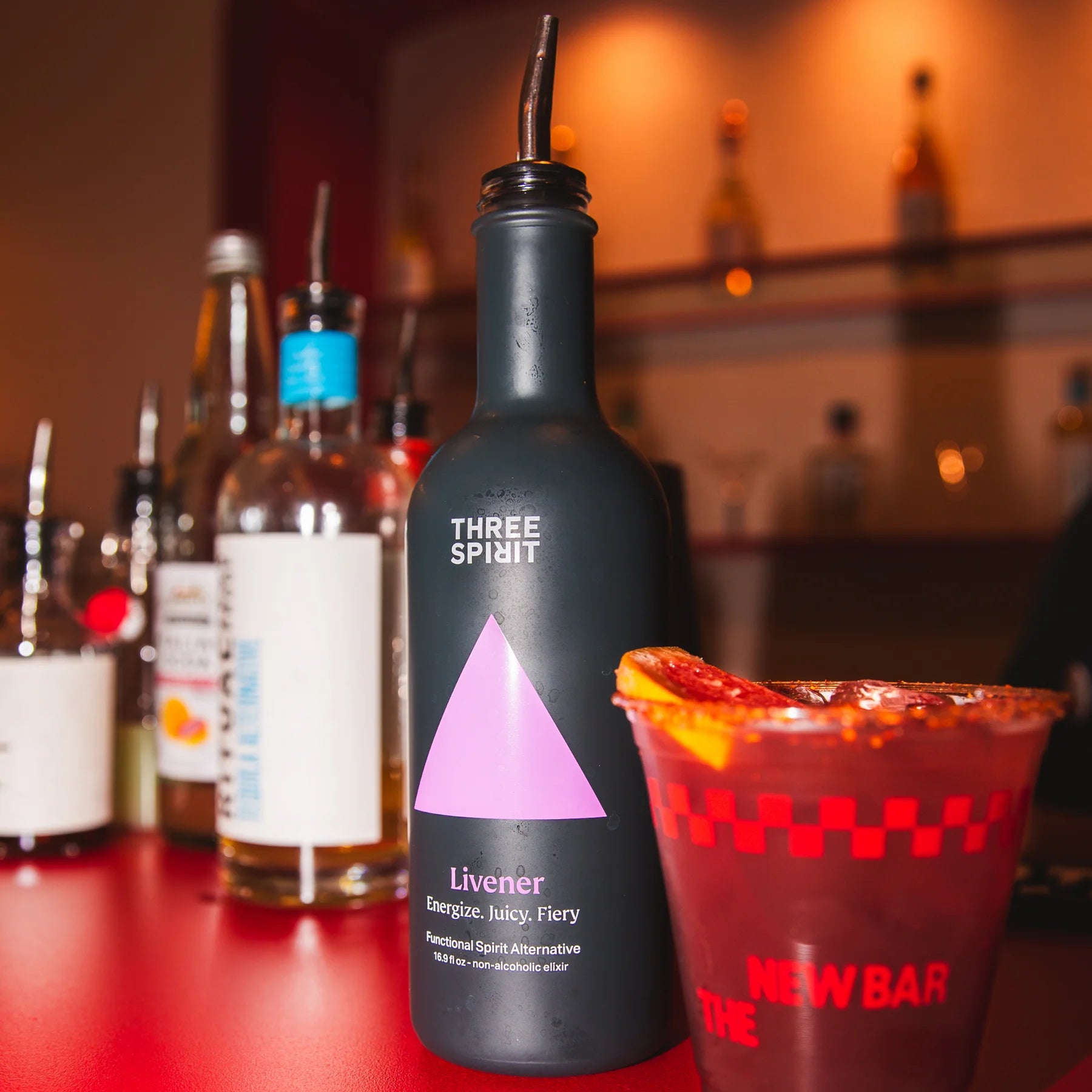 Three Spirit Livener Non-Alcoholic Apéritif - Lifestyle