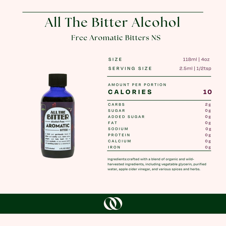 All The Bitter Alcohol-Free Aromatic Bitters NS – Boisson