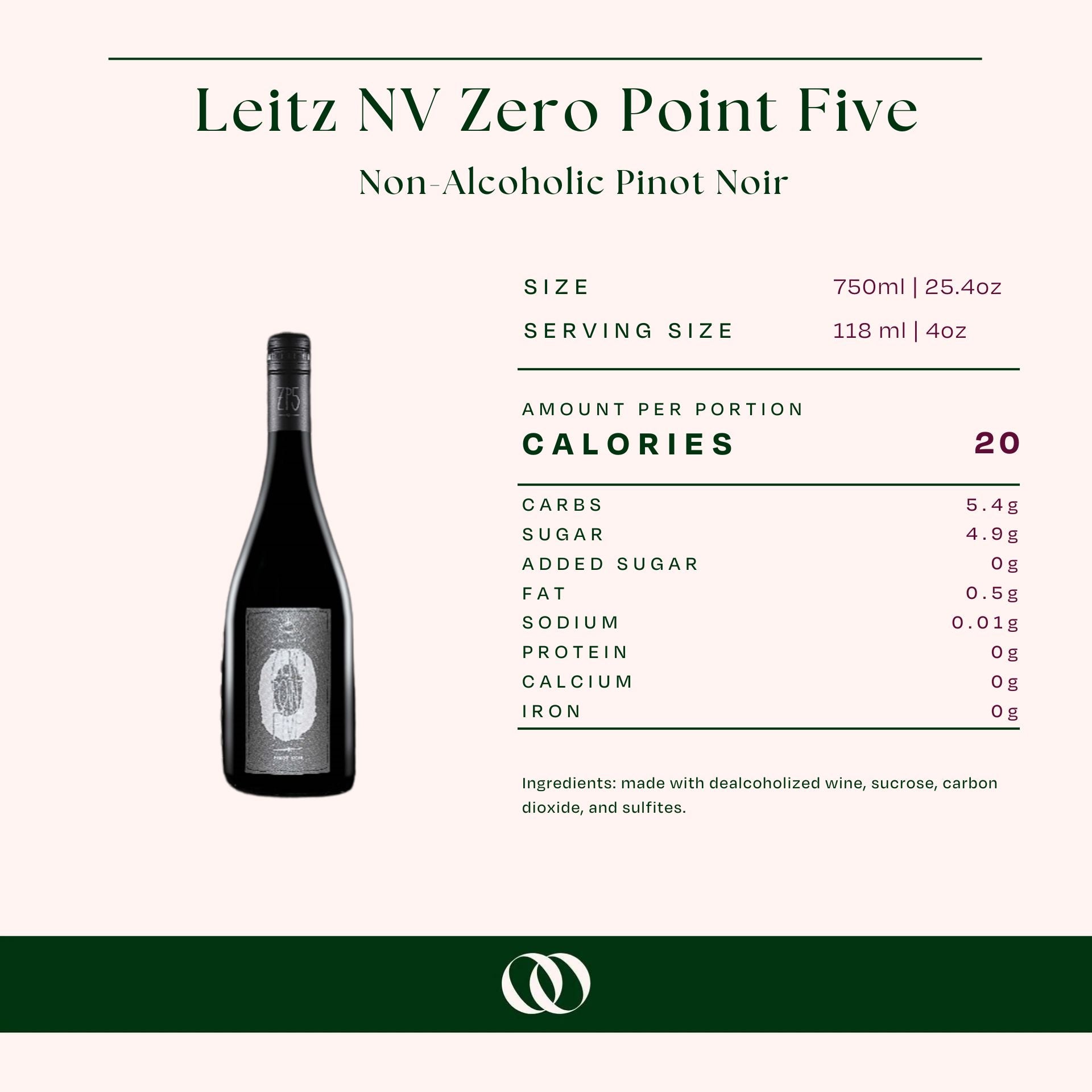 Leitz NV Zero Point Five Non-Alcoholic Pinot Noir