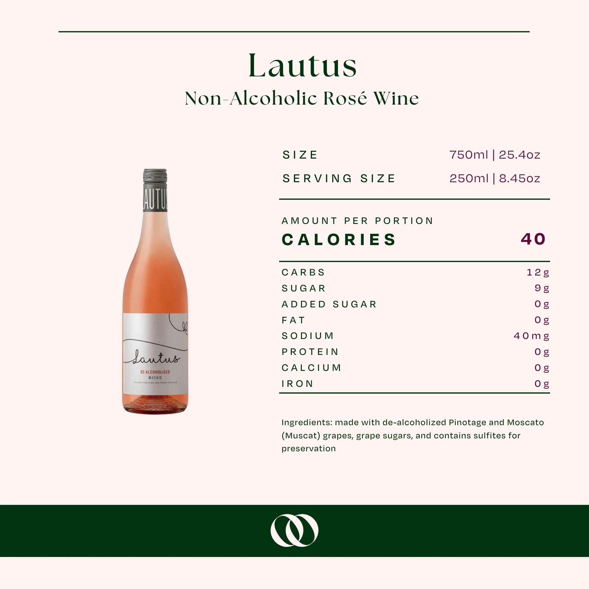 Lautus Non-Alcoholic Rosé Wine