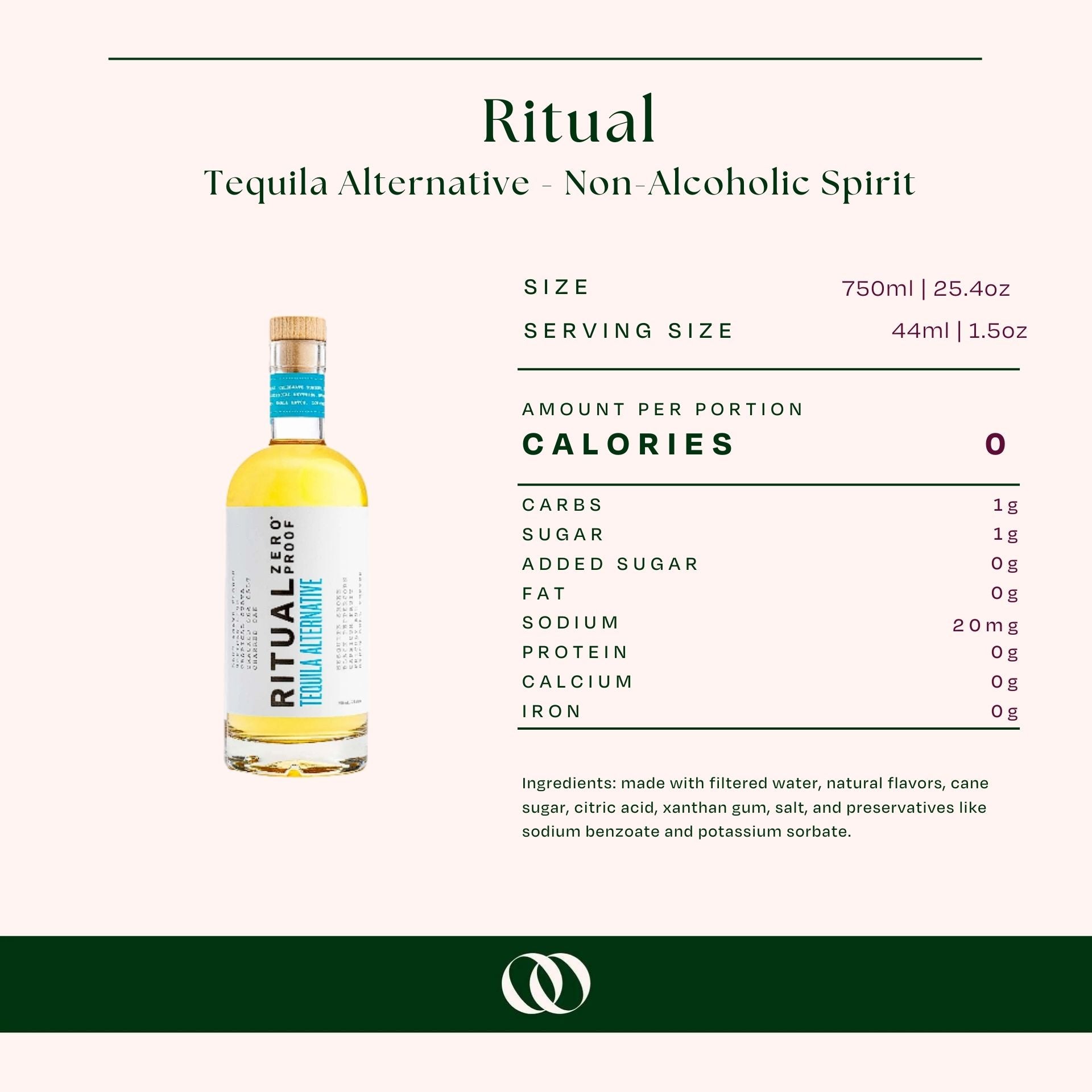 Ritual - Tequila Alternative - Non-Alcoholic Spirit