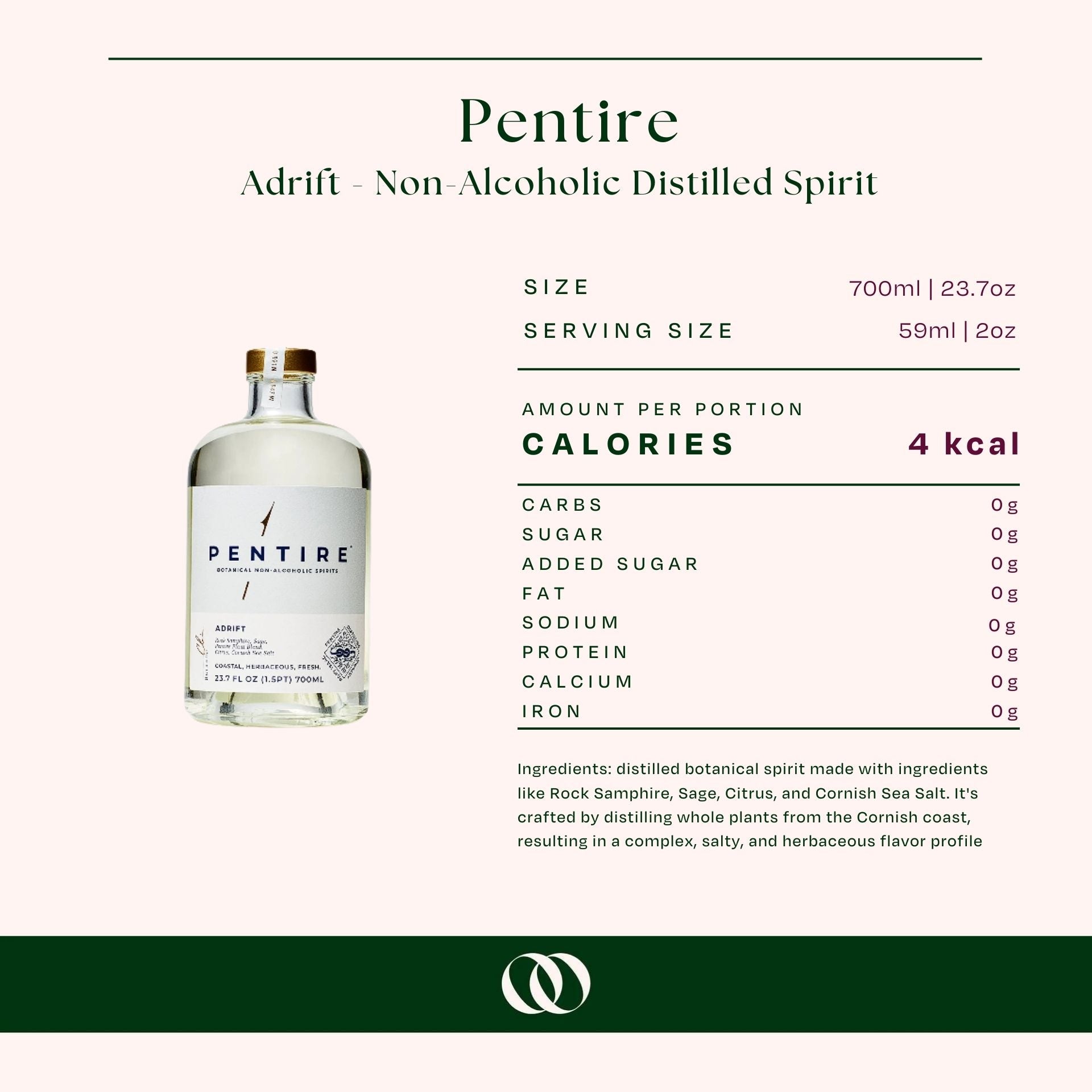 Pentire - Adrift - Non-Alcoholic Distilled Spirit
