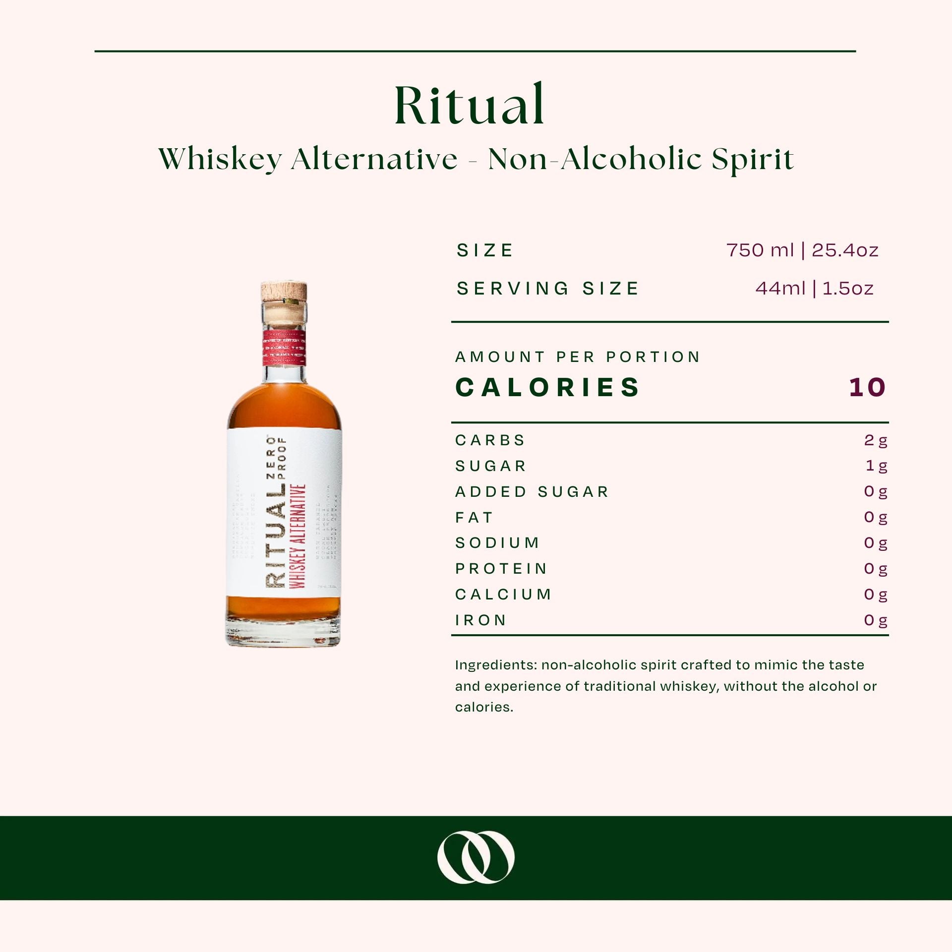 Ritual - Whiskey Alternative - Non-Alcoholic Spirit