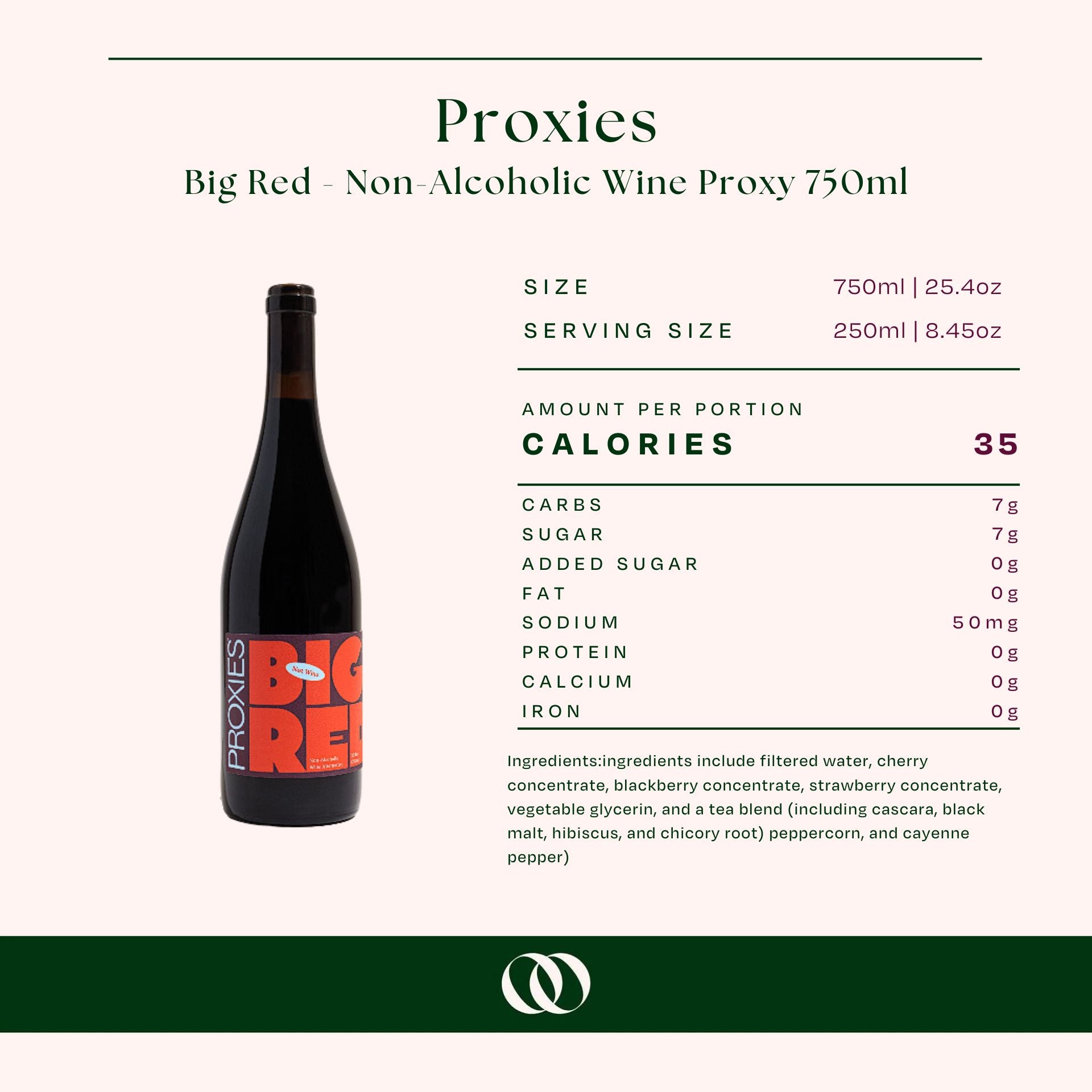 Proxies - Big Red - Non-Alcoholic Wine Proxy 750ml