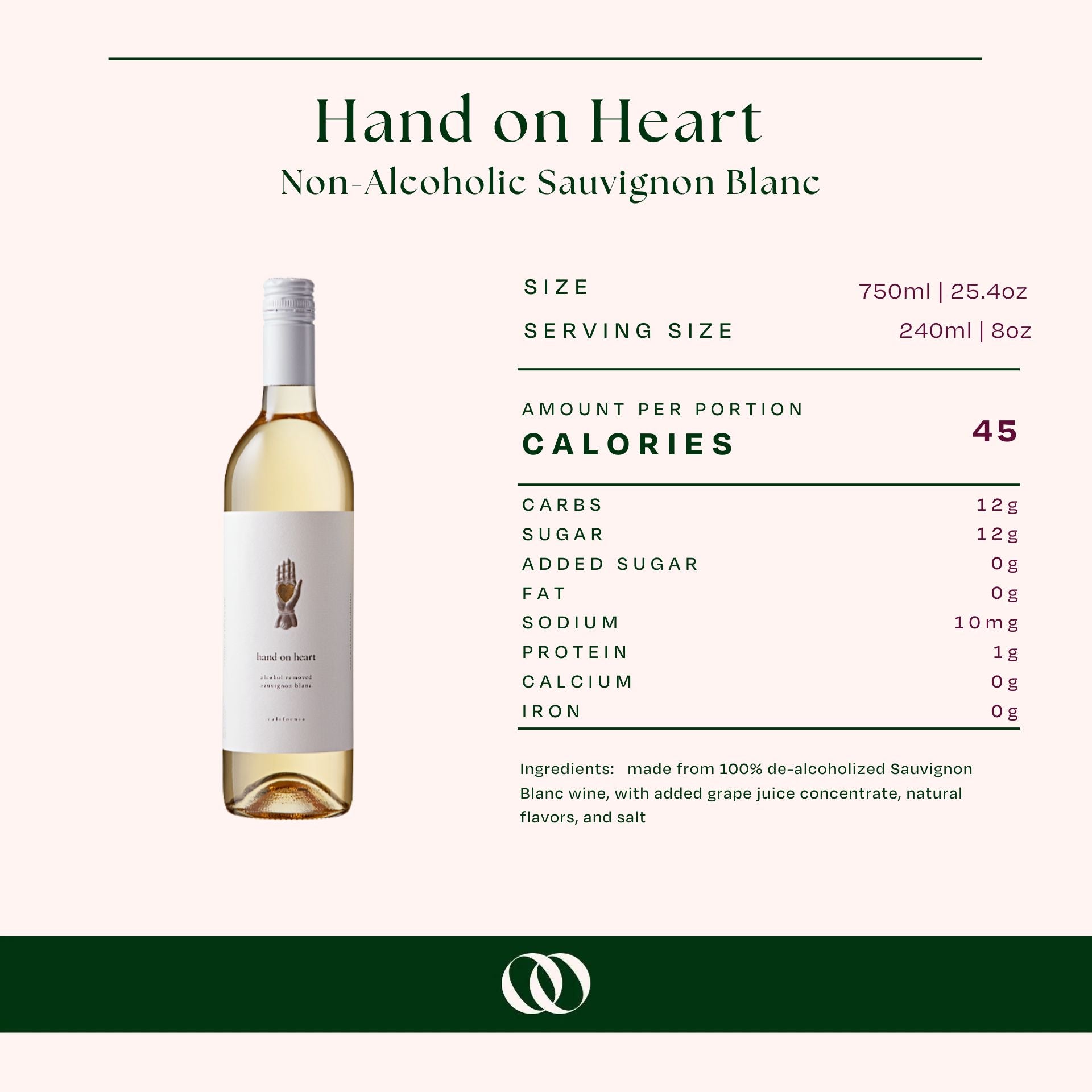 Hand on Heart - Non-Alcoholic Sauvignon Blanc
