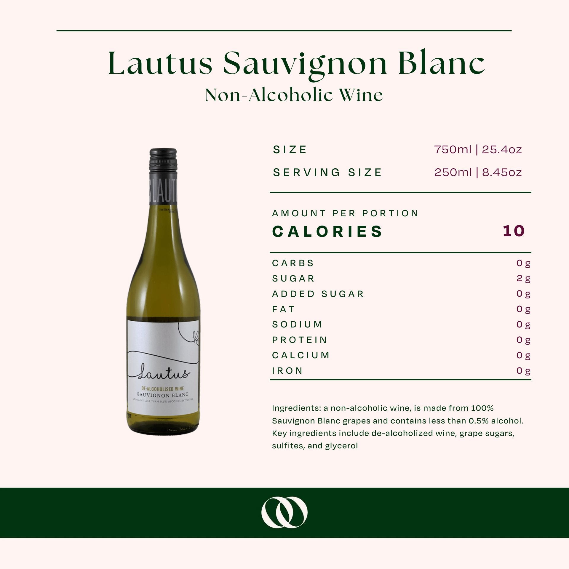 Lautus Sauvignon Blanc - Non-Alcoholic Wine