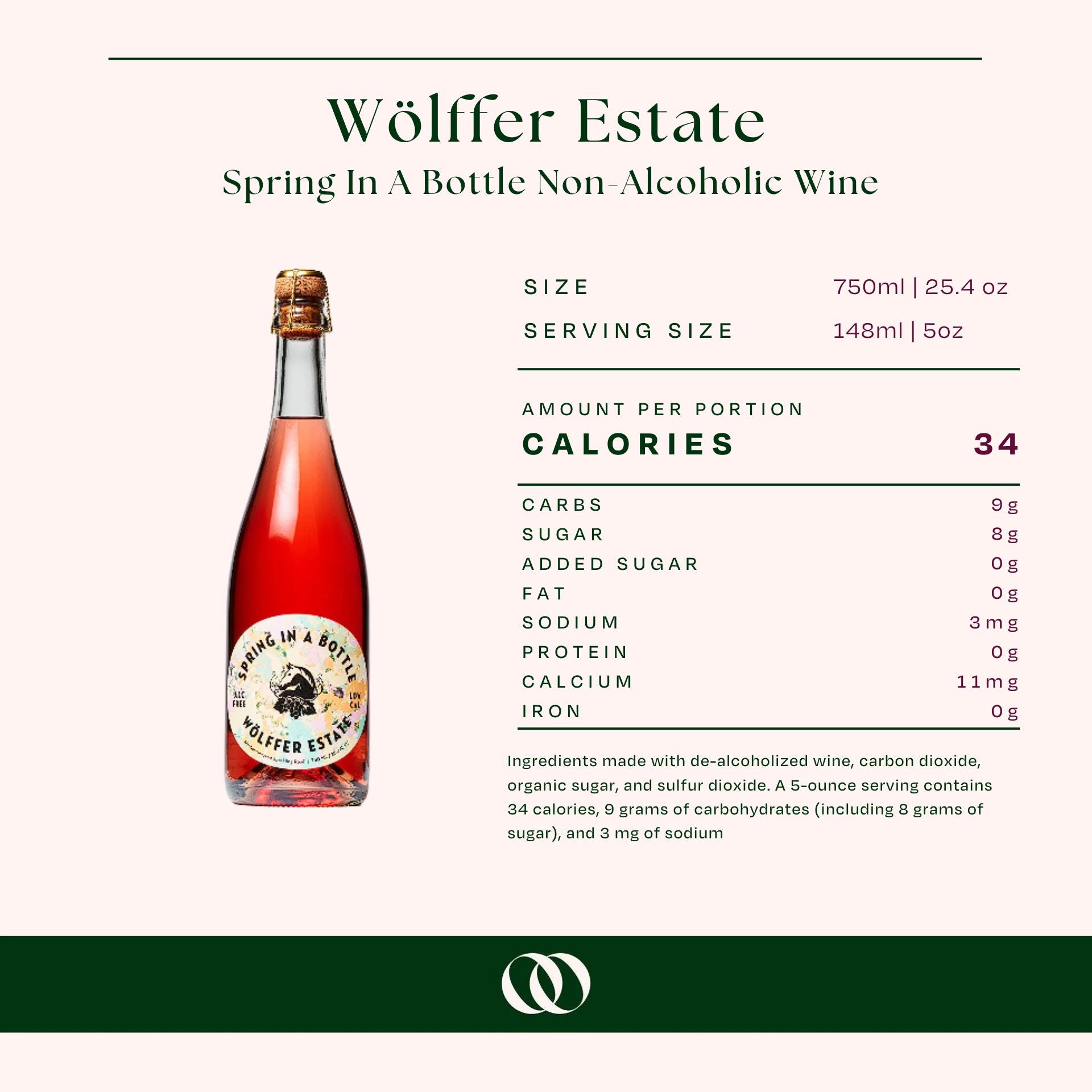 Wölffer Estate - Spring In A Bottle Non-Alcoholic Wine