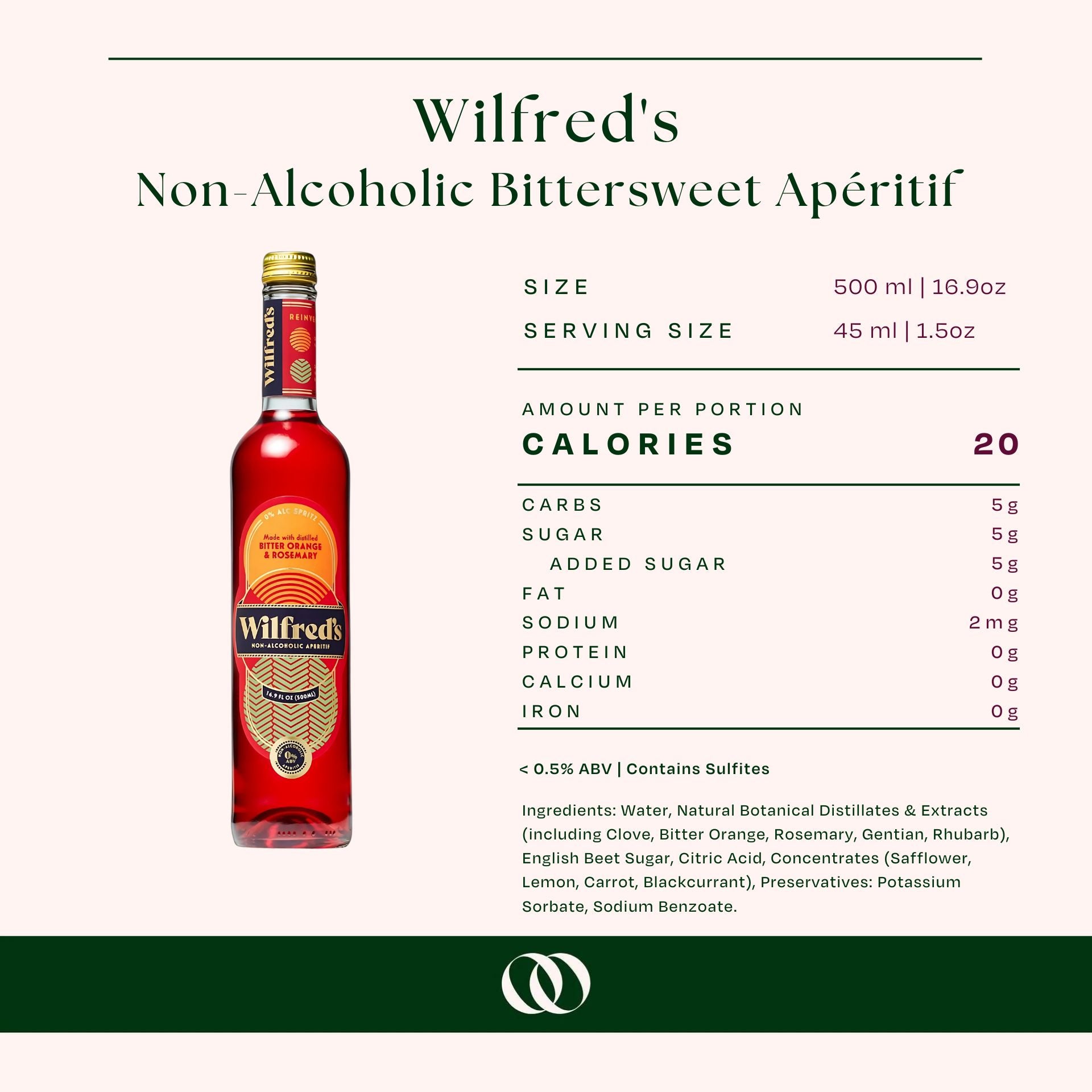 Wilfred&#39;s - Non-Alcoholic Bittersweet Apéritif - Boisson