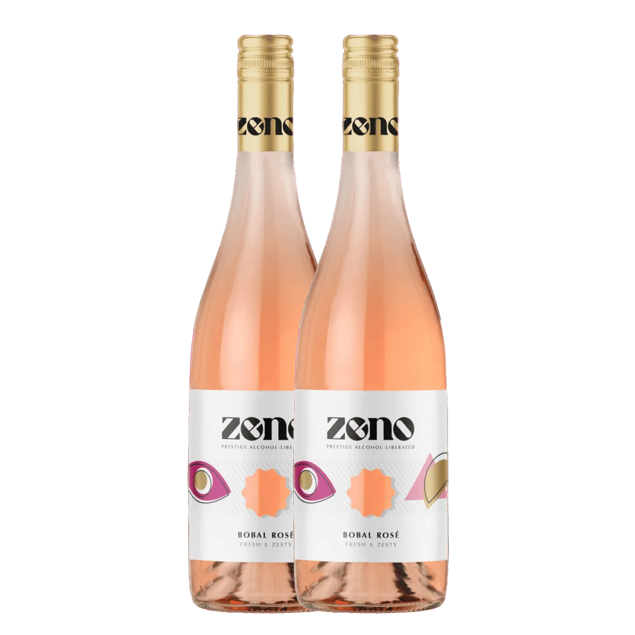 2 bottles of Zeno Rosé