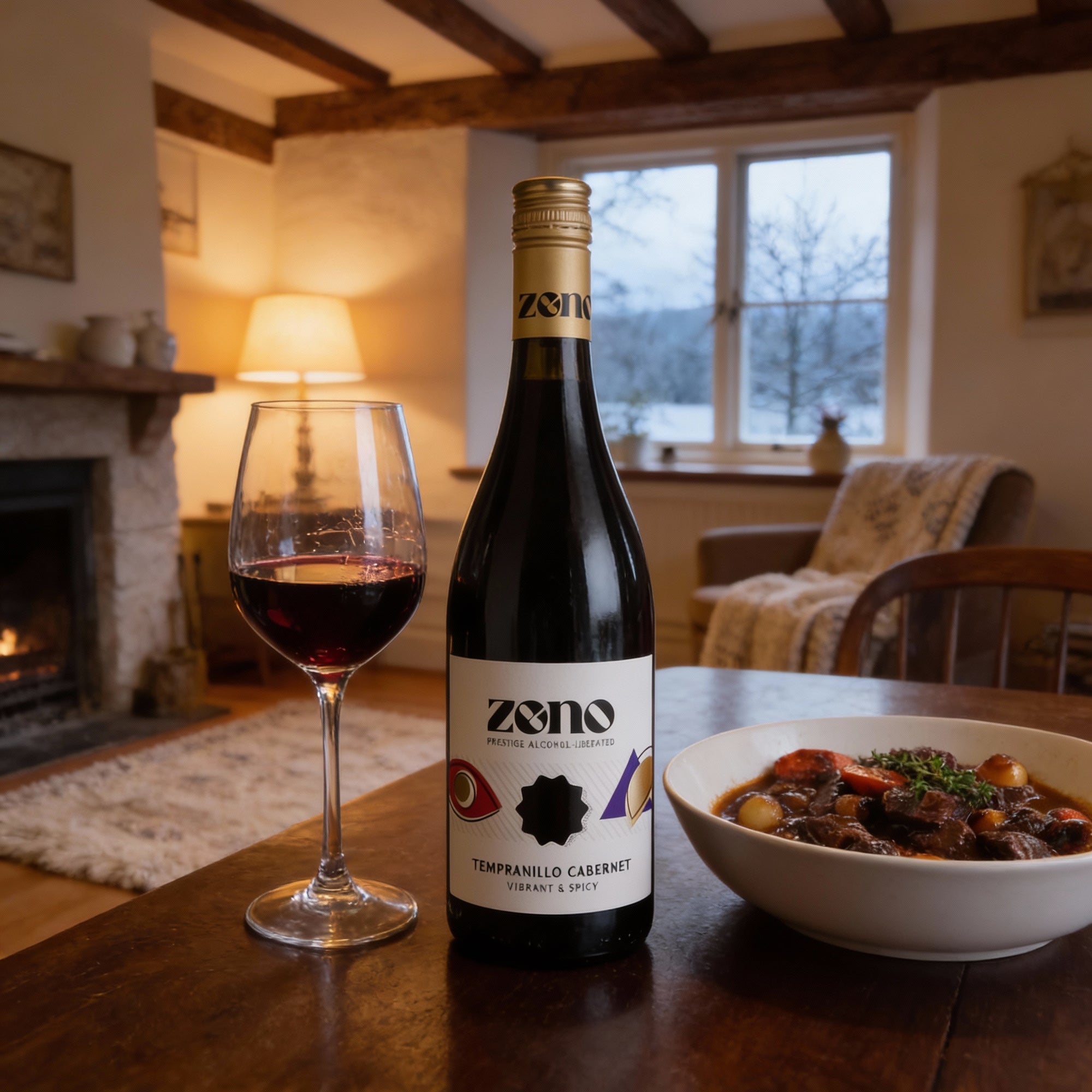 Zeno - Alcohol Liberated Tempranillo Cabernet Wine - 750ml