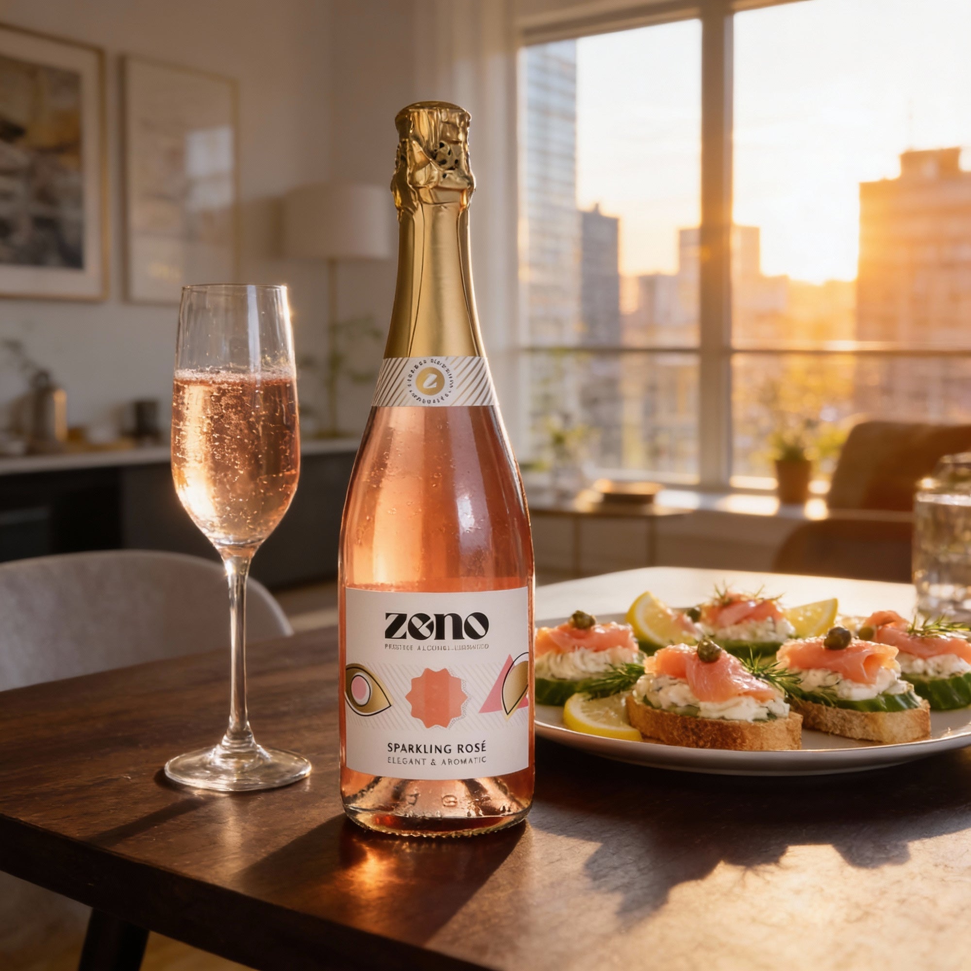 Zeno - Alcohol Liberated Sparkling Rosé Wine NV - 750ml