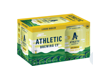 Athletic Brewing - Ripe Pursuit NA Lemon Radler 6-pack cans