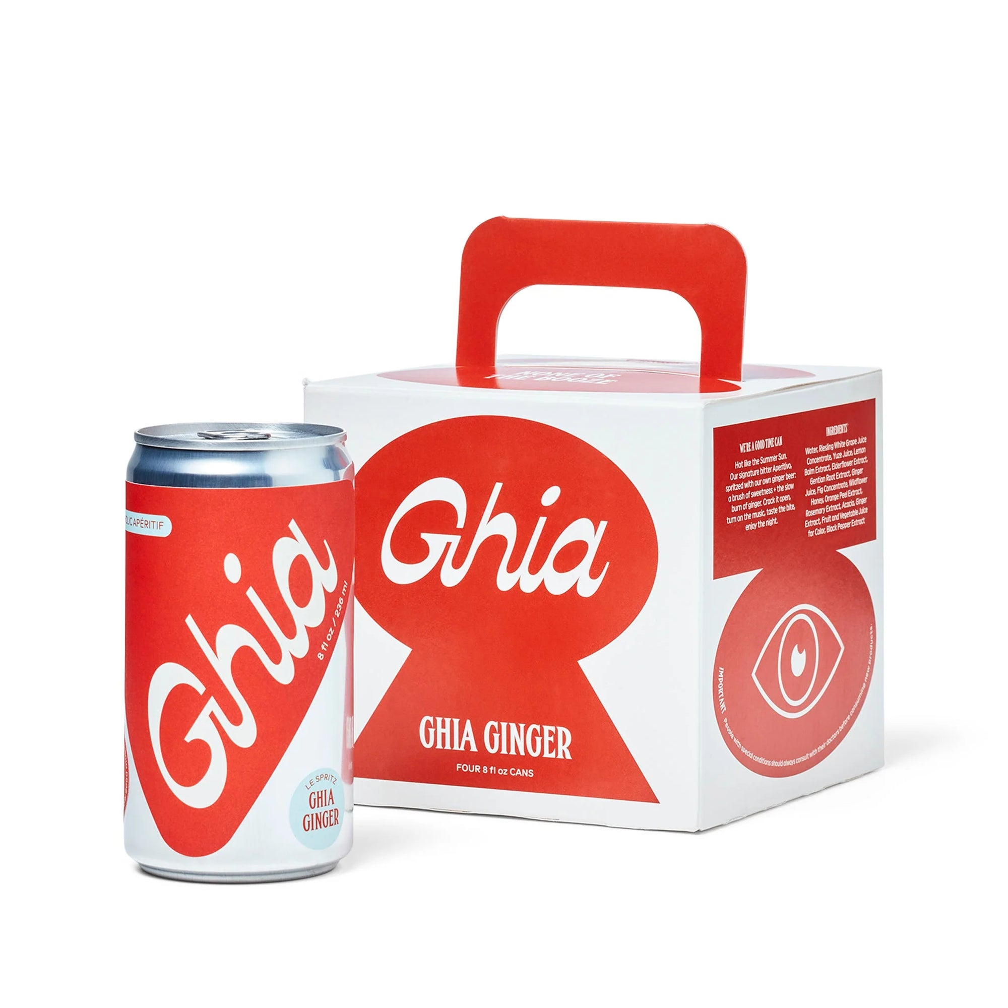 Shop Ghia Ginger Le Spritz Non-Alcoholic Spritz 4-Pack | 0.0% ABV Boisson Shop Ghia Ginger Le Spritz Non-Alcoholic Spritz 4-Pack | 0.0% ABV Boisson