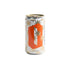 Can with floral design and 'Optimist' branding on a white background