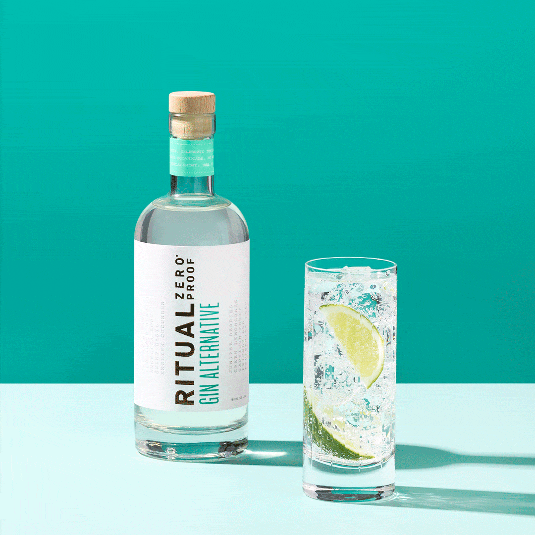 Ritual Non-Alcoholic Gin Alternative gif