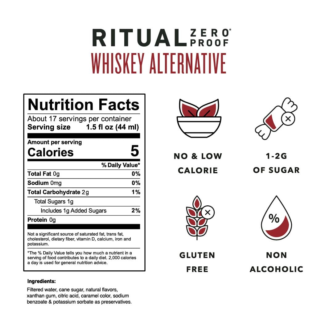 Ritual Whiskey Alternative Nutrition