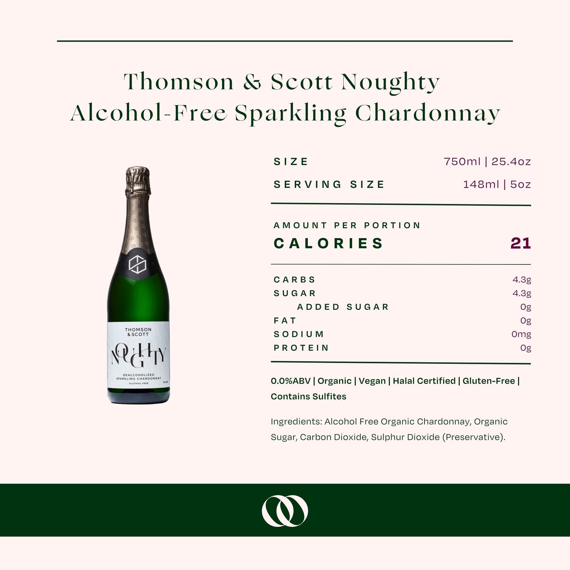 Thomson &amp; Scott Noughty Alcohol-Free Sparkling Chardonnay