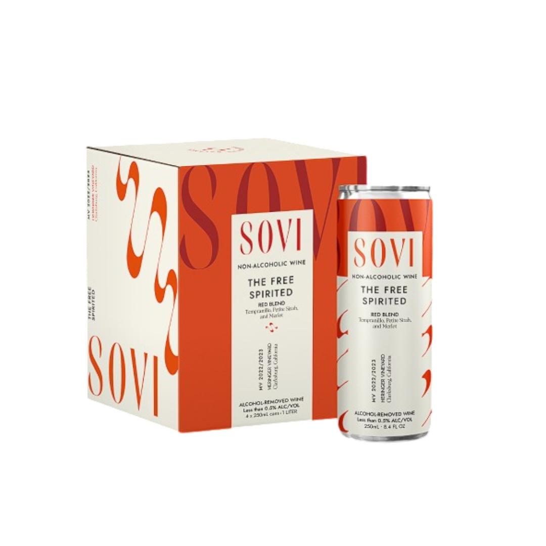 Sovi Non-Alcoholic Red Wine Blend (4 pack) - Boisson