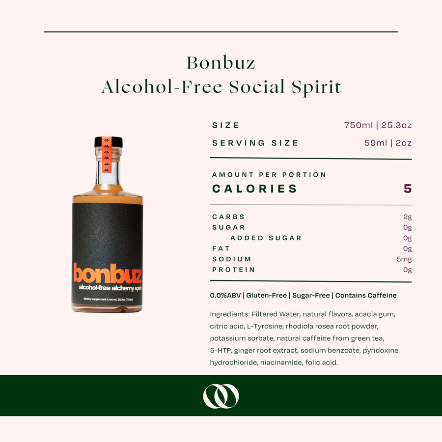 Bonbuz - Alcohol-Free Social Spirit - Boisson — Brooklyn's Non-Alcoholic Spirits, Beer, Wine, and Home Bar Shop in Cobble Hill