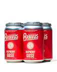 Bravus Brewing - Raspberry Gose Non-Alcoholic Beer 4-pack - Boisson — Brooklyn's Non-Alcoholic Spirits, Beer, Wine, and Home Bar Shop in Cobble Hill