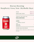 Bravus Brewing - Raspberry Gose Non-Alcoholic Beer 4-pack - Boisson — Brooklyn's Non-Alcoholic Spirits, Beer, Wine, and Home Bar Shop in Cobble Hill