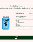 Ceria Brewing Grainwave Alcohol-Free Belgian White 6-pack - Boisson — Brooklyn's Non-Alcoholic Spirits, Beer, Wine, and Home Bar Shop in Cobble Hill