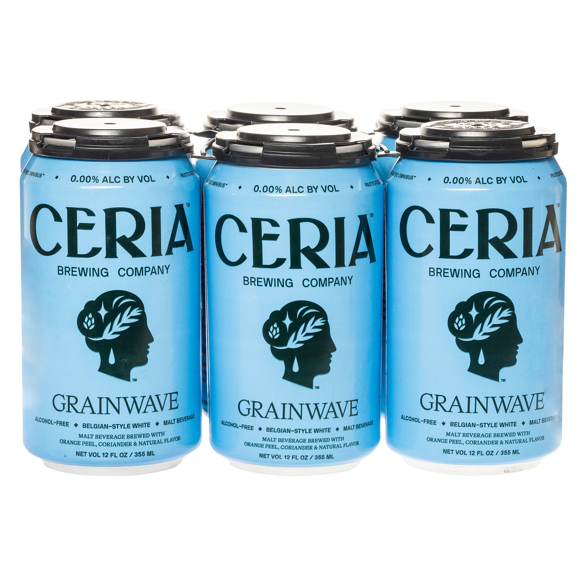 Ceria Brewing Grainwave Alcohol-Free Belgian White 6-pack - Boisson — Brooklyn&#39;s Non-Alcoholic Spirits, Beer, Wine, and Home Bar Shop in Cobble Hill