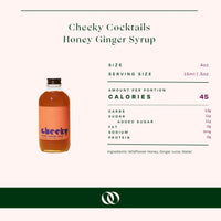 Cheeky Cocktails - Honey Ginger Syrup - Boisson — Brooklyn's Non-Alcoholic Spirits, Beer, Wine, and Home Bar Shop in Cobble Hill