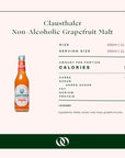 Clausthaler--Non-Alcoholic Grapefruit Malt— 6 pack - Boisson — Brooklyn's Non-Alcoholic Spirits, Beer, Wine, and Home Bar Shop in Cobble Hill