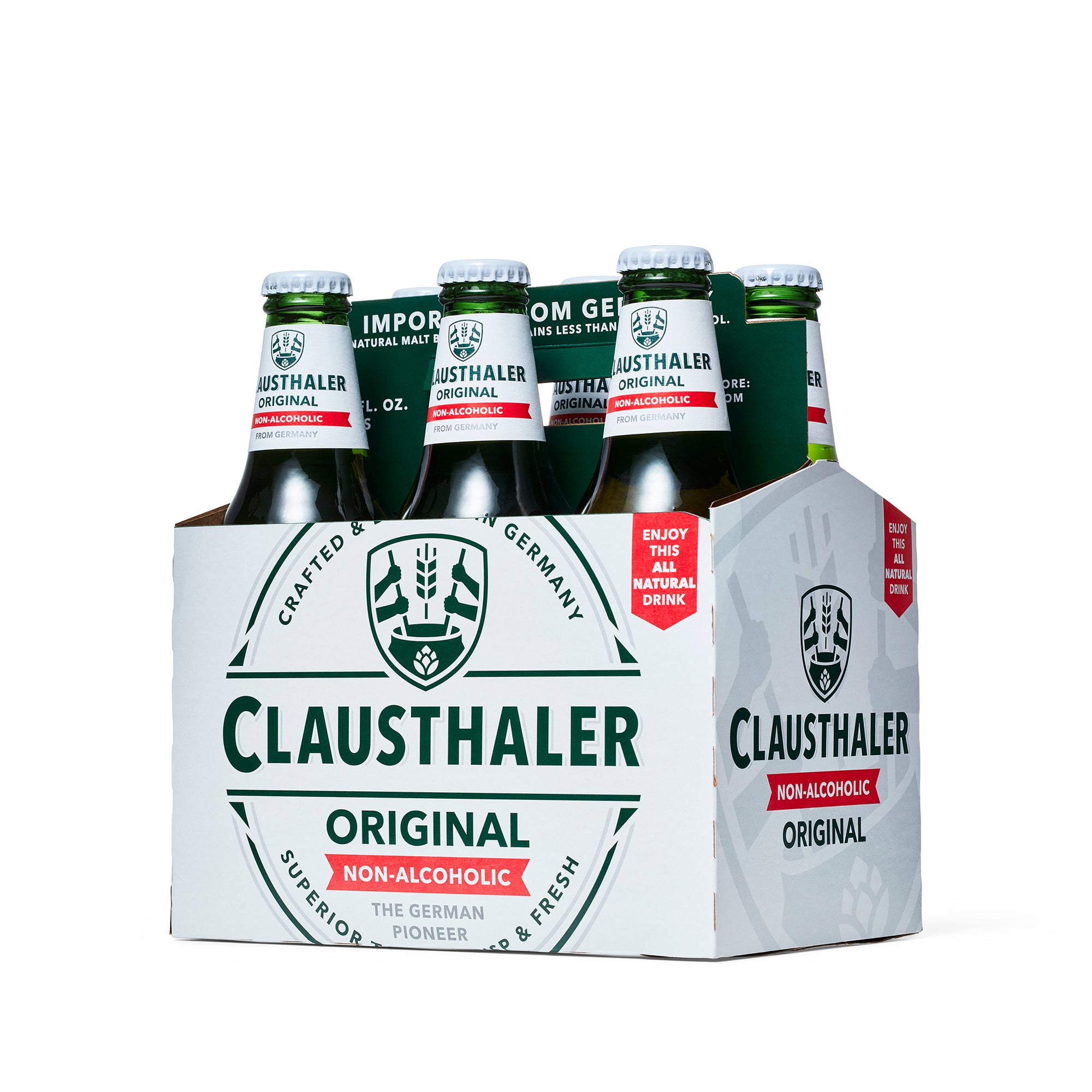 Clausthaler--Original-Non-Alcoholic Malt Beverage— 6 pack - Boisson — Brooklyn&#39;s Non-Alcoholic Spirits, Beer, Wine, and Home Bar Shop in Cobble Hill